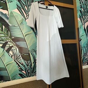 Vero Moda light blue midi dress